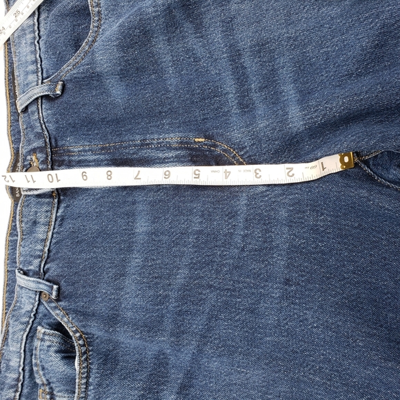 Banana Republic Women US 31 Short High Rise Barrel Fit Denim Blue Jeans med wash - Picture 8 of 11